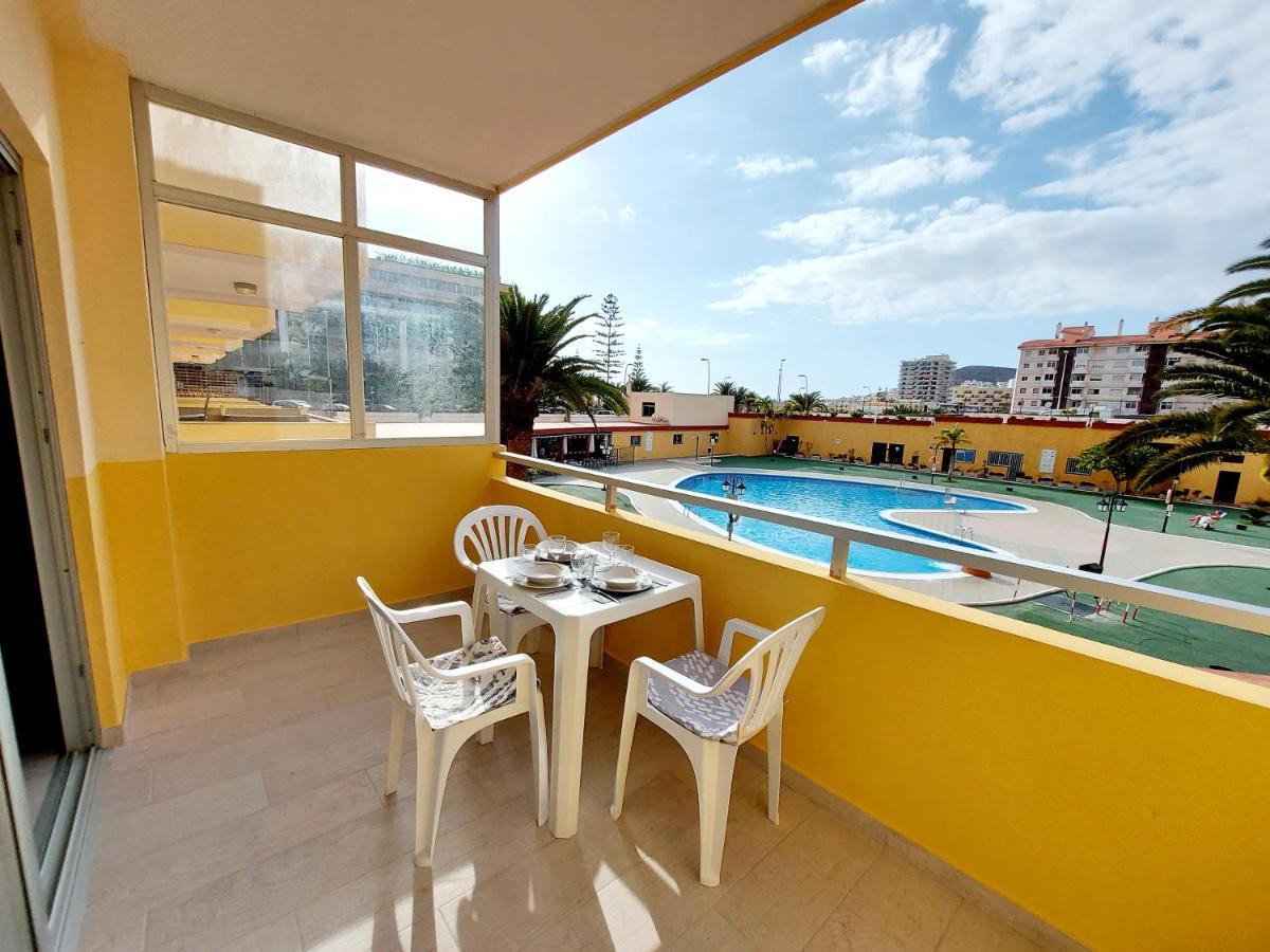 Sunny Cozy Nice Apartment Loscristianos Wifi,Pool Los Cristianos  Exteriör bild